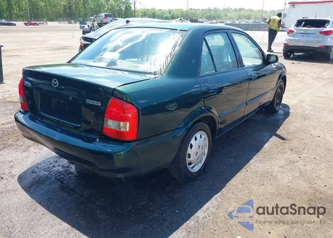 1999 Mazda Protege Dx/Lx from USA, damaged, VIN JM1BJ222XX0138557